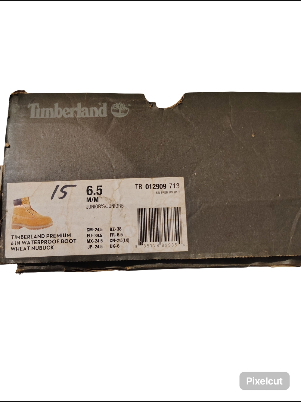 Junior's 6.5  Timberland